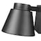 Z-Lite Asher 1 Light Outdoor Wall Sconce, Black & Sand Blast 544S-BK-LED - alternate 3